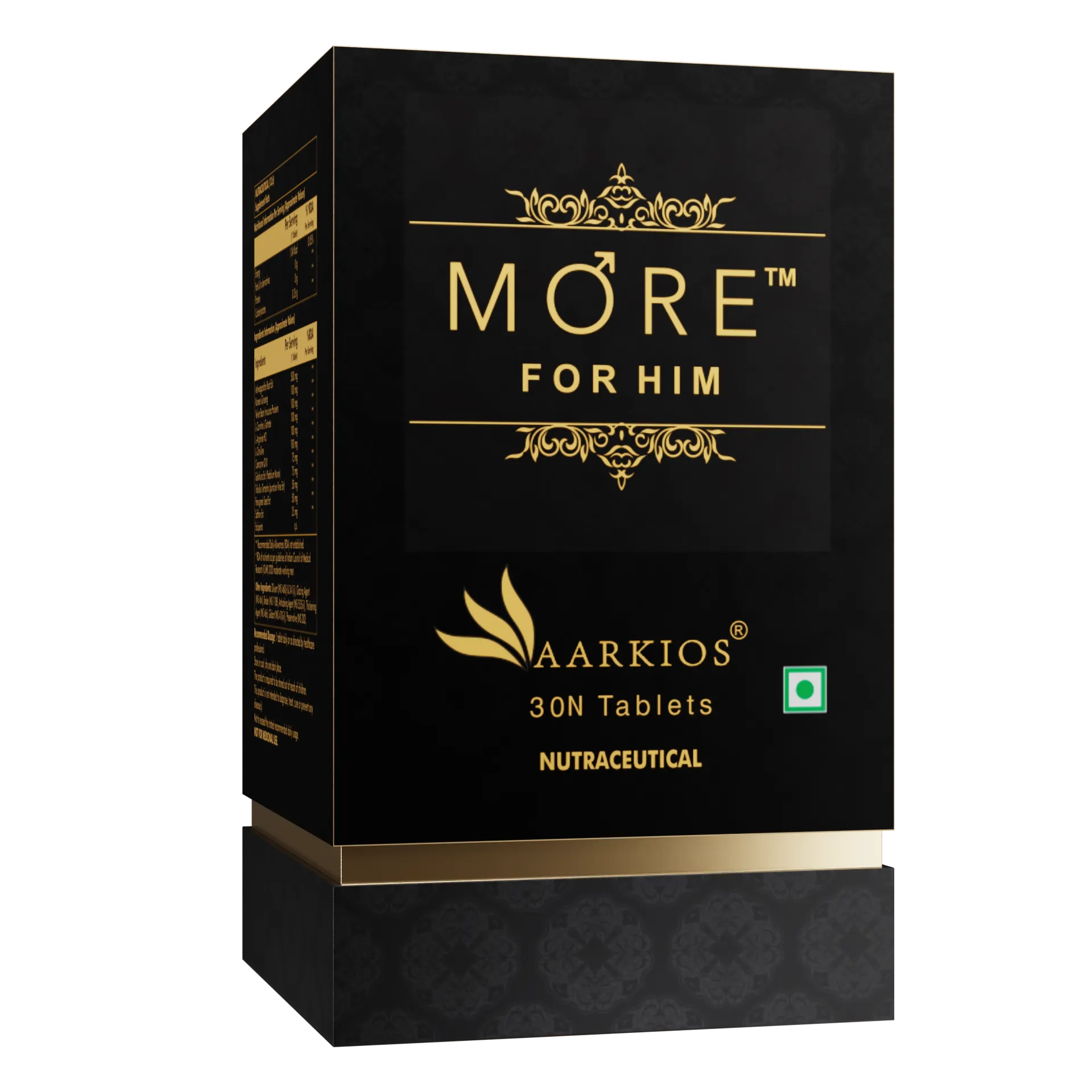 Aarkios More for Him Energy and Libido Booster Tablets for Men 30 Tablets 1.webp